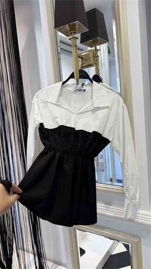 Kemer Detay Büzgülü Gömlek