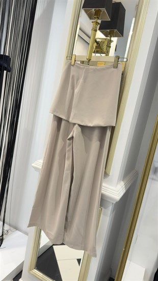 Bel Kuşak Detay Pantolon