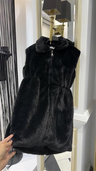 Bel Lastikli Peluş Yelek