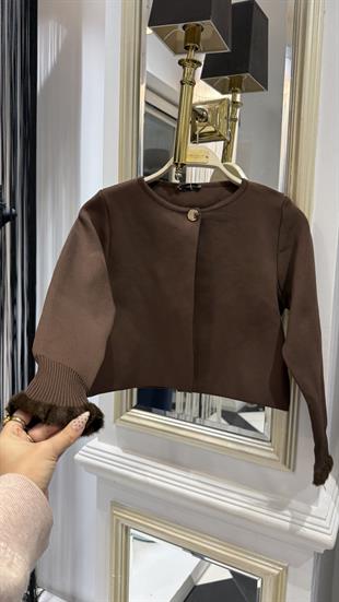 Bolera Tüylü Ceket