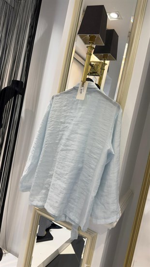 Kuşak Detaylı Keten Kimono