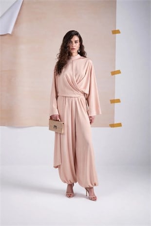 Saten Şalvar Pantalon