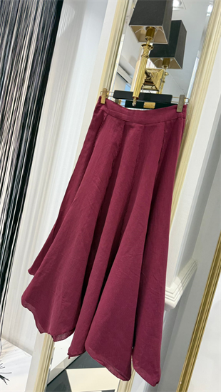  Kemer Detay Asimetrik Etek