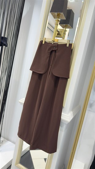 Bel Kuşak Detay Pantolon