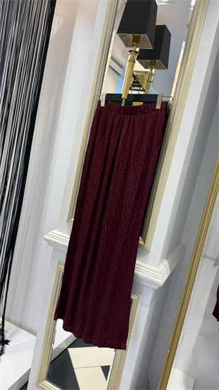 Jakar Desenli Palazzo Pantolon