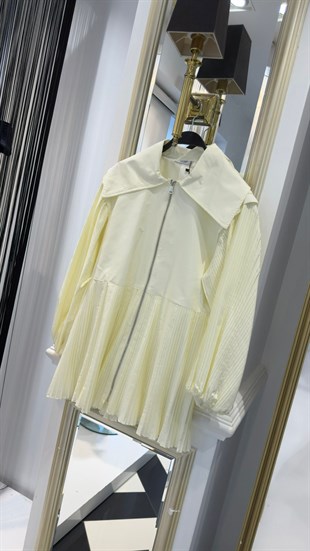 Fermuarlı Pile Detay Kap