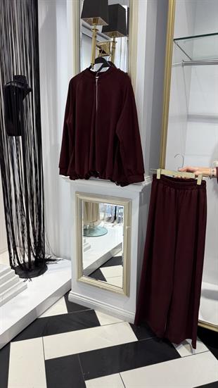 Fermuarlı Pant Takım