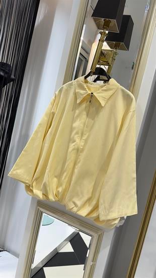 Gabardin Bomber Ceket