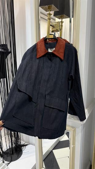 Kadife Yaka Kot Takım