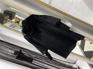 Kapişonlu Triko Kol Kaban