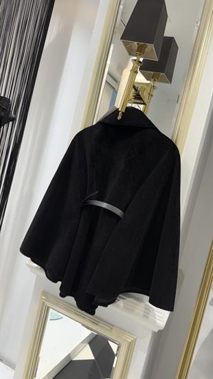 Kemerli Düğmeli Panço