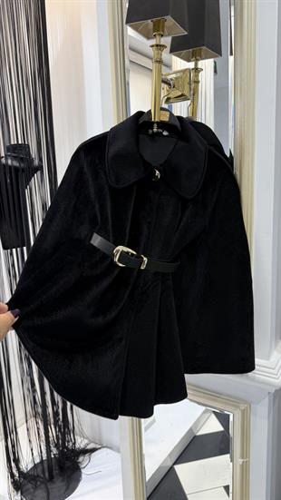 Kemerli Düğmeli Panço