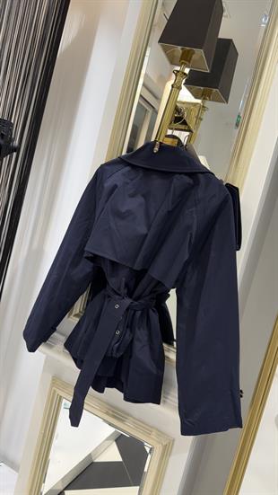 Kemerli Kısa Trenç