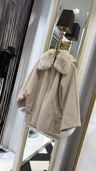 Kemerli Kürklü Ceket