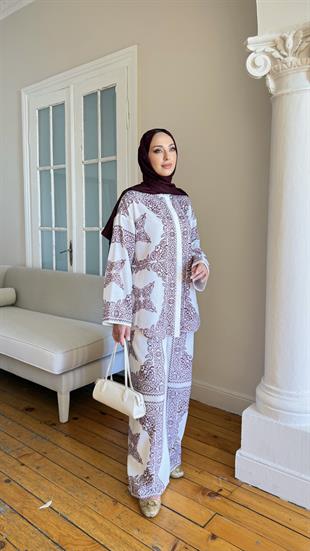 Keten Desenli Takım