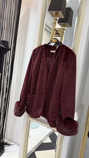 Kol Kürklü Peluş Kaban