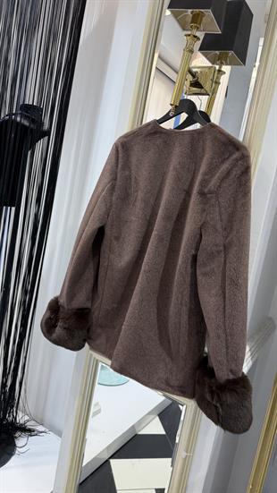 Kol Kürklü Peluş Kaban
