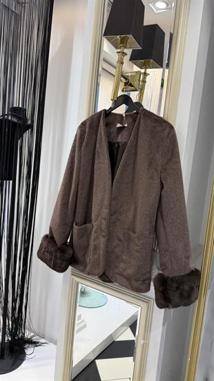 Kol Kürklü Peluş Kaban