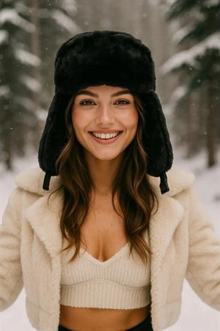 Kulaklıklı Kürklü Bere