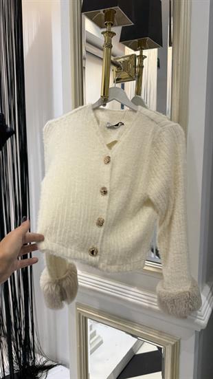 Kürk Detay Etekli Takım