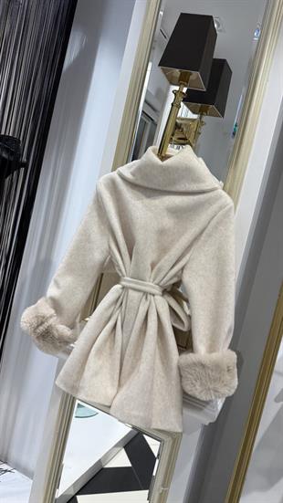 Kürklü Kaşe Ceket