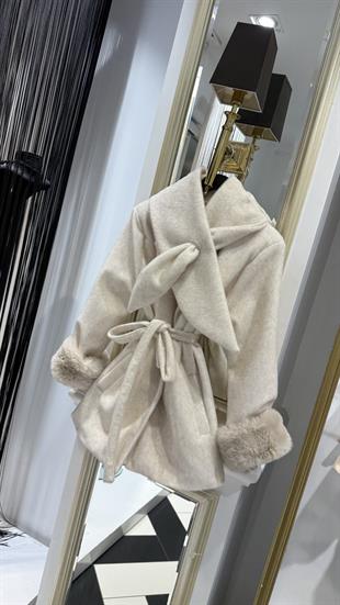 Kürklü Kaşe Ceket