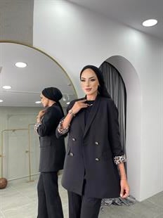 Leoparlı Ceket