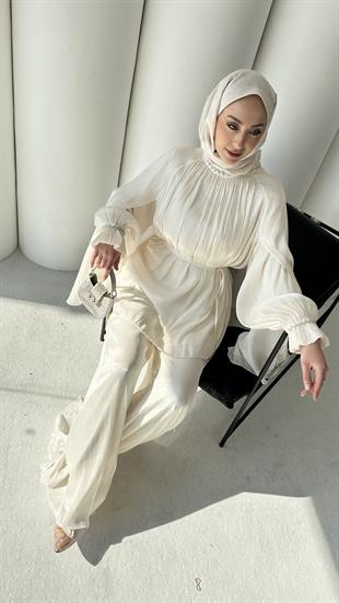 Organze Pantolonlu Takım