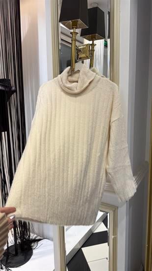 Şeritli Triko Kazak