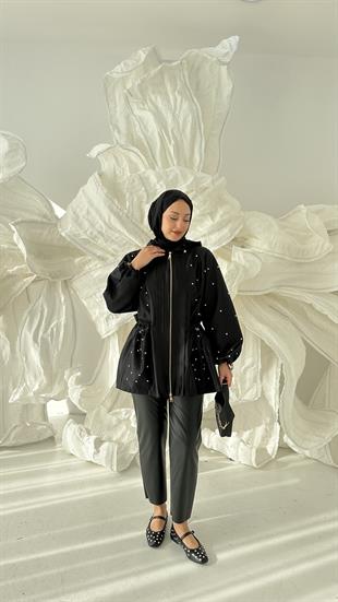 Tasarım Kapüşon Trenç