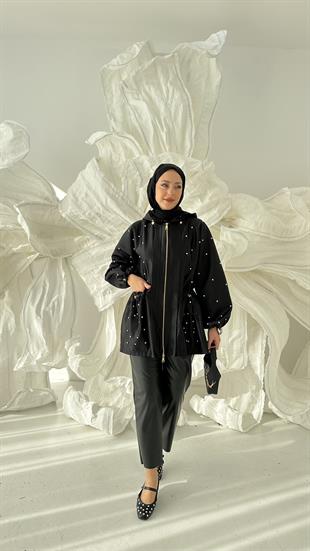 Tasarım Kapüşon Trenç