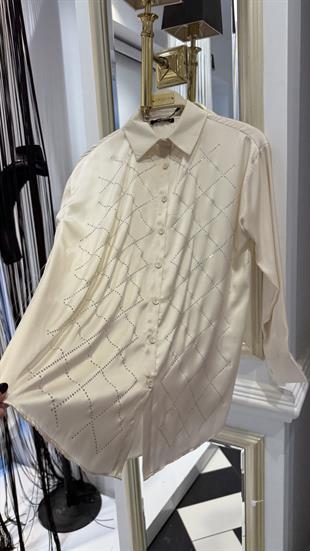 Taşlı Detaylı Gömlek