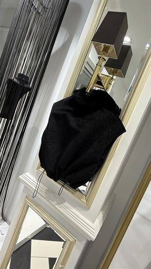 Yakası Kürklü Yelek