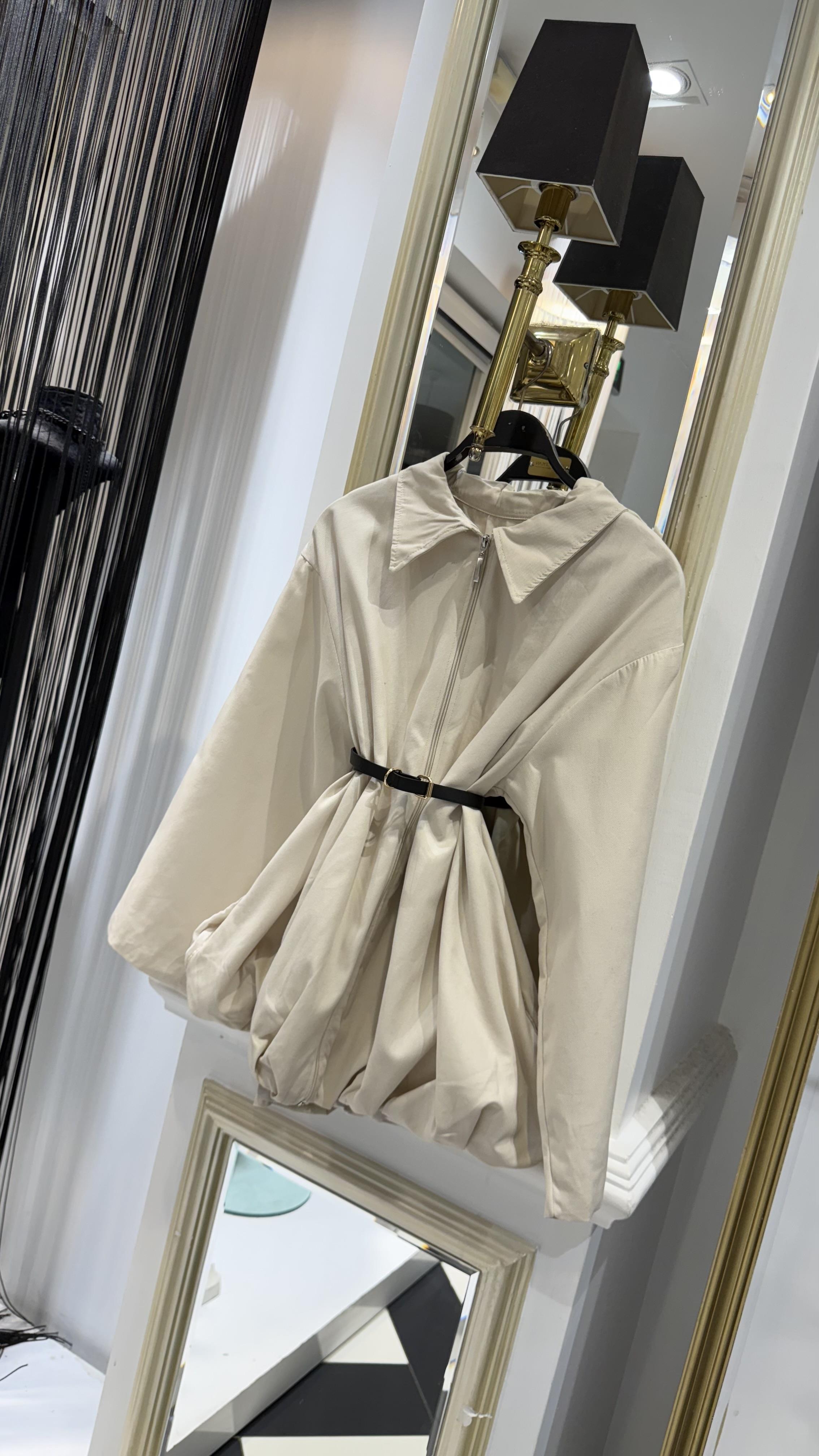 Gabardin Bomber Ceket