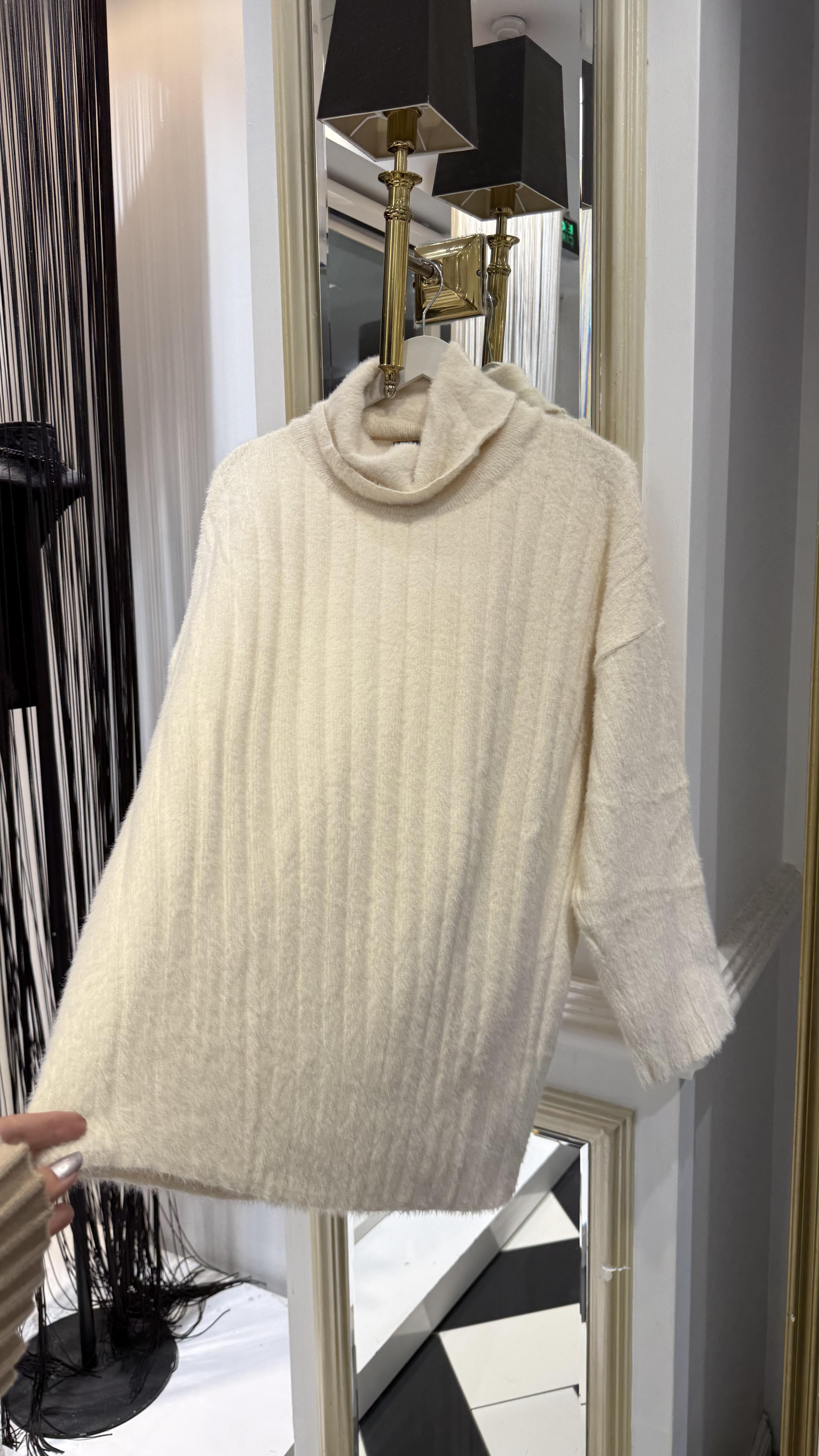 Şeritli Triko Kazak