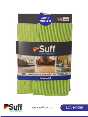 Suff Lavendel Zorlu Yüzey Bezi 40x40