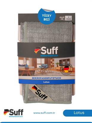 Suff Lotus Yüzey Temizlik Bezi Damalı 40x40 