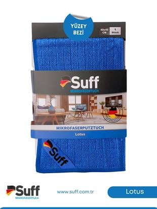Suff Lotus Yüzey Temizlik Bezi Damalı 40x40 
