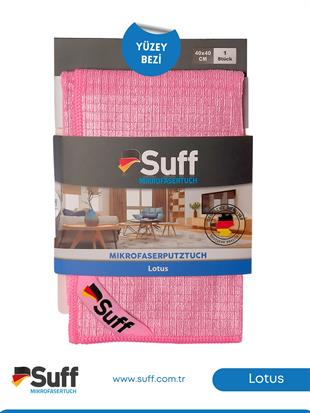 Suff Lotus Yüzey Temizlik Bezi Küçük Damalı 40x40 