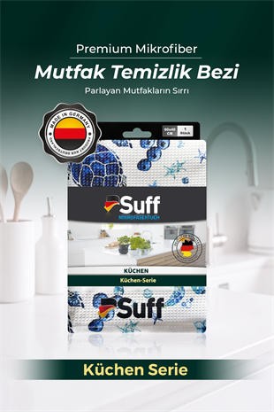 Suff Küchen Mikrofiber Mutfak Bezi 60x40 cm - Dekoratif Desenli