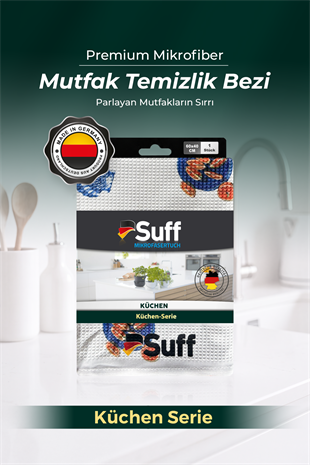 Suff Küchen Mikrofiber Mutfak Bezi 60x40 cm - Dekoratif Desenli