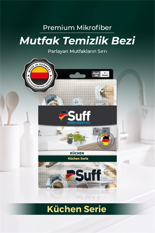Suff Küchen Mikrofiber Mutfak Bezi 60x40 cm - Dekoratif Desenli