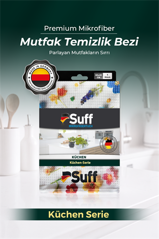 Suff Küchen Mikrofiber Mutfak Bezi 60x40 cm - Dekoratif Desenli