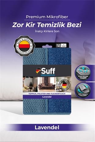 Suff Lavendel Zor Kir Temizlik Bezi 40x40 