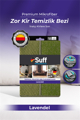 Suff Lavendel Zor Kir Temizlik Bezi 40x40 