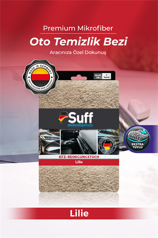 Suff Lilie Oto Temizlik Bezi 40x40 