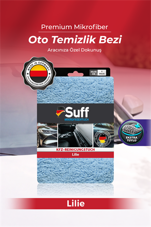 Suff Lilie Oto Temizlik Bezi 40x40 