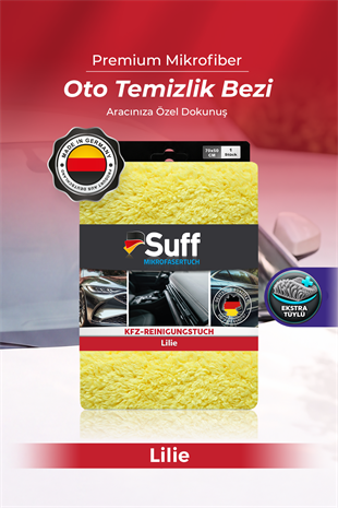 Suff Lilie Oto Temizlik Bezi 70x50 