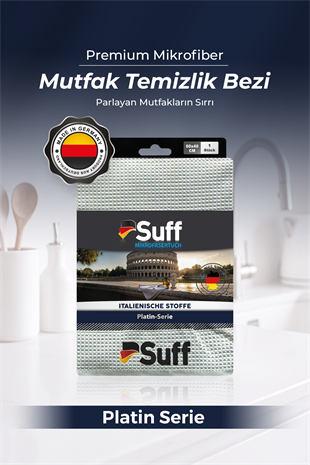 Suff Platin Mikrofiber Mutfak Bezi 60x40 cm