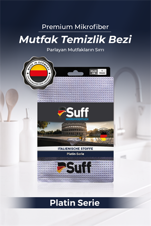 Suff Platin Mikrofiber Mutfak Bezi 60x40 cm